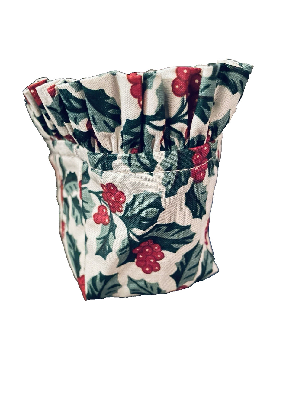 Liner for A Small Sweet Basil /Oregano Basket by Longaberger Retired Festive